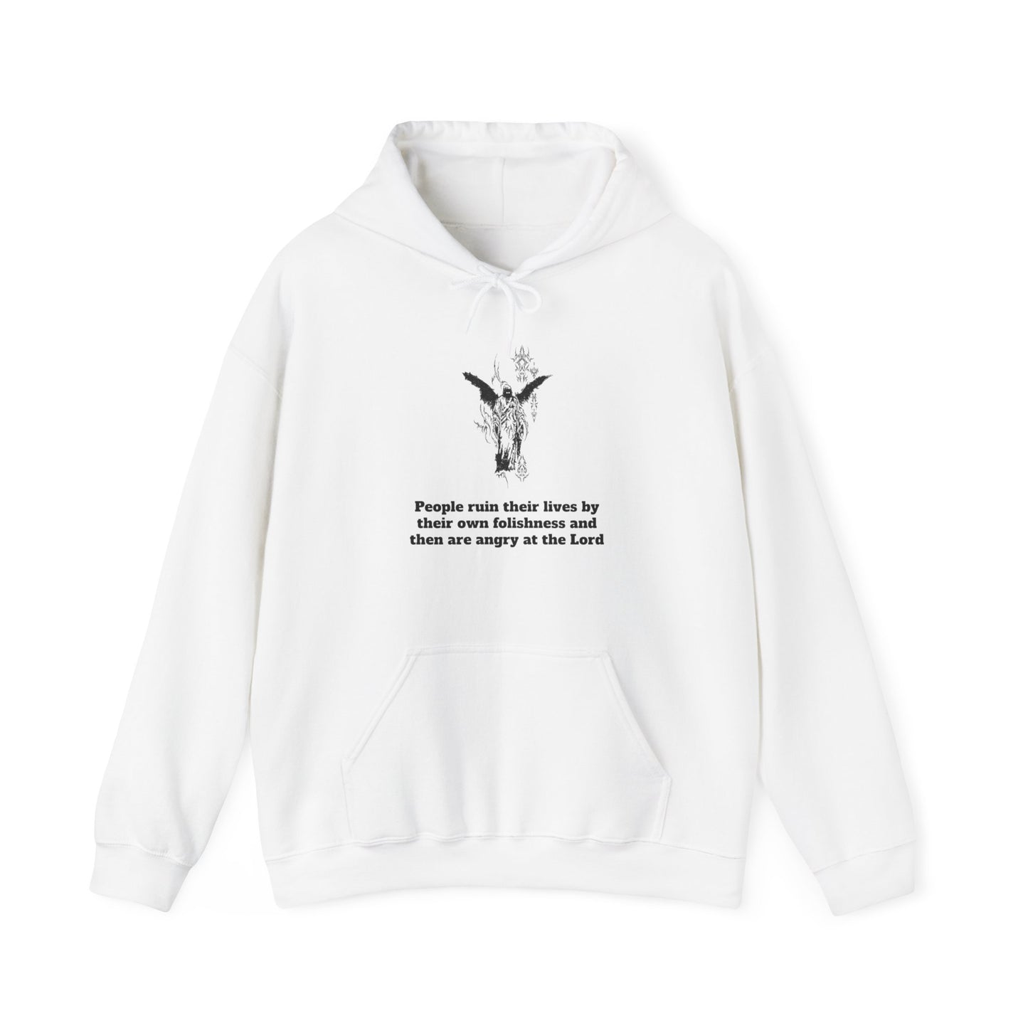 Hooded Sweatshirt" People folishness" Unisex.